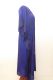 Kaftan 'Aloka' Kreppseide blauviolett XXL