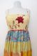 Kleid 'Gypsy' mit cremefarbenem Bustier und bunten Volants