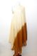 Bauchtanzschleier halbrund mit Borte - creme-hellbraun - B-Ware