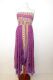 Kleid 'Tilasmi' magenta-bordeaux, indisches Upcycling Sommerkleid - B-Ware