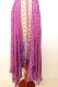 Kleid 'Tilasmi' magenta-bordeaux, indisches Upcycling Sommerkleid - B-Ware