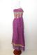 Kleid 'Tilasmi' magenta-bordeaux, indisches Upcycling Sommerkleid - B-Ware