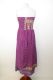 Kleid 'Tilasmi' magenta-bordeaux, indisches Upcycling Sommerkleid - B-Ware