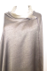 Stola aus reiner Viskose - grau-beige