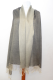 Stola aus reiner Viskose - grau-beige