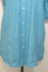 Baumwoll-Bluse 'Preetam' handbestickt blau - B-Ware
