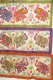 Bunte Wandbehänge mit Elefanten-Motiven - drei Farben