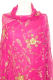 Dupatta pink mit Goldbrokat