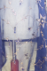 Dupatta Chiffon dunkelblau mit Brokatstickerei