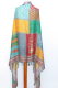 Dupatta mit ausgefallenem Design und Glitzerpailletten