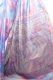 Seidensari 'Aquarell' lila-flieder-rosa - B-Ware