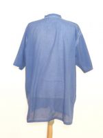 Freizeithemd aus luftiger Baumwolle - blau