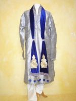 Ausdrucksvoller Schal für Kurta-Pajama-Set - blau