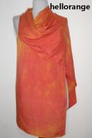 Schals Vintage aus reiner Crepe Seide Batik - 5 Farben