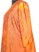 Seidentunika Abheeti Batik gelb-orange - B-Ware