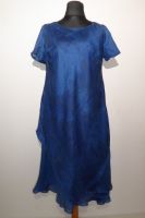Sommerkleid Neelam Seide blau mit zartem Print XXL