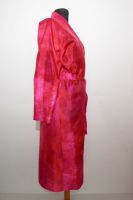 Morgenmantel Seide Batik XL pink