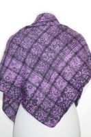 Seidentuch Vintage helllila-violett