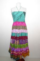 Kleid Gypsy Rayon smaragdgrün-bunt