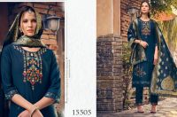 Salwar Kameez Hasmeena navy blau - 3 Größen