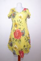 Baumwollkleid Lalitia gelb, Sommerkleid gelb