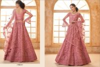 Lengha Choli Maharani Stoffset 3-teilig altrosa