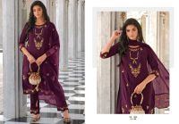 Salwar Kameez Anjala aubergine