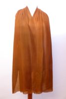 Fine Wool Wollschal orangebraun