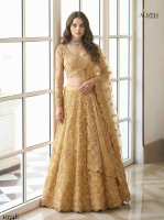 Lengha Choli Maharani Stoffset 3-teilig gold