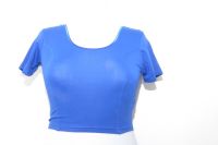 Saribluse Choli Baumwoll-Jersey blau