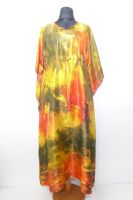 Kaftan Aloka Seide gelb-grün-orange XXL