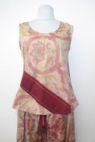 Seidentop Dhanya beige-braun