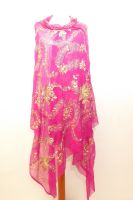 Dupatta pink mit gold